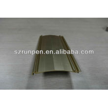 Gold Anodized Aluminum Extrusion Heat Sink